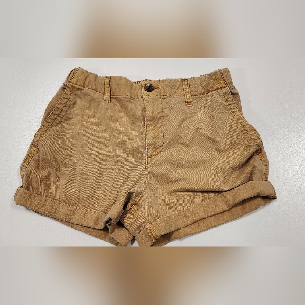 Old Navy Tan Everyday Elastic Stretch Waist Shorts